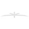 Ekena Millwork Alberta Architectural Grade PVC Gable Bracket, 108"W x 18"H x 4"D x 4"F, 4/12 Pitch GBP108X18X0404ALB00 - alternate 5